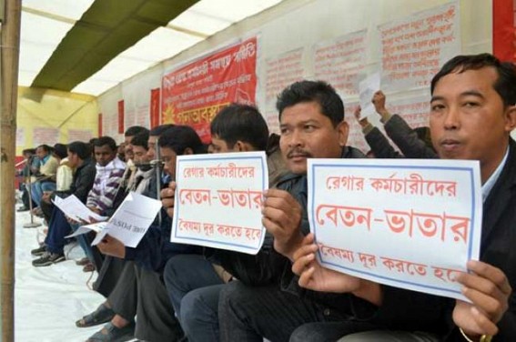  Tripura NREGA Karmachari Samanway Samiti cease-work for an indefinite period from today